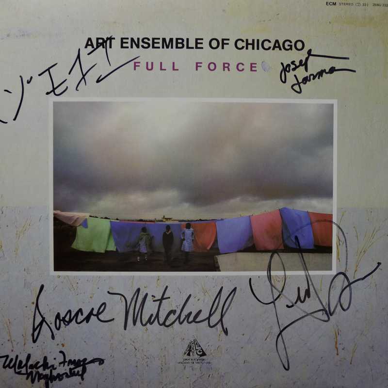 Art Ensemble of Chicago, Full Force, LP 1984 Japan, ECM, autograf, płyta winylowa  