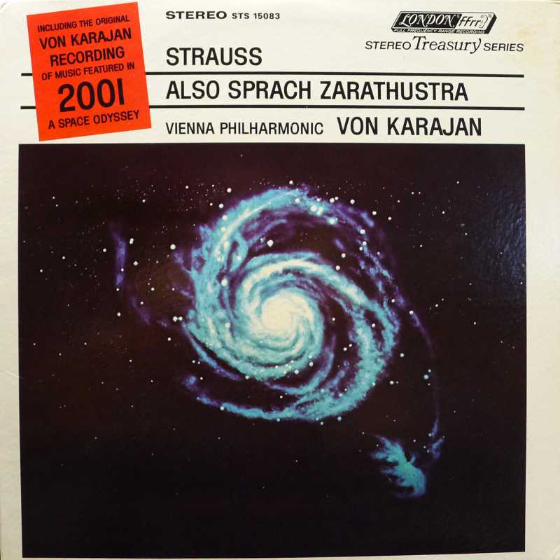 Richard Strauss, Also Sprach Zarathustra, Herbert von Karajan, LP 1971 US, London ffrr, płyta winylowa 
