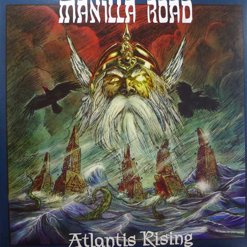 Manilla Road, Atlantis Rising, LP white vinyl 2013 Germany, High Roller Records, płyta winylowa