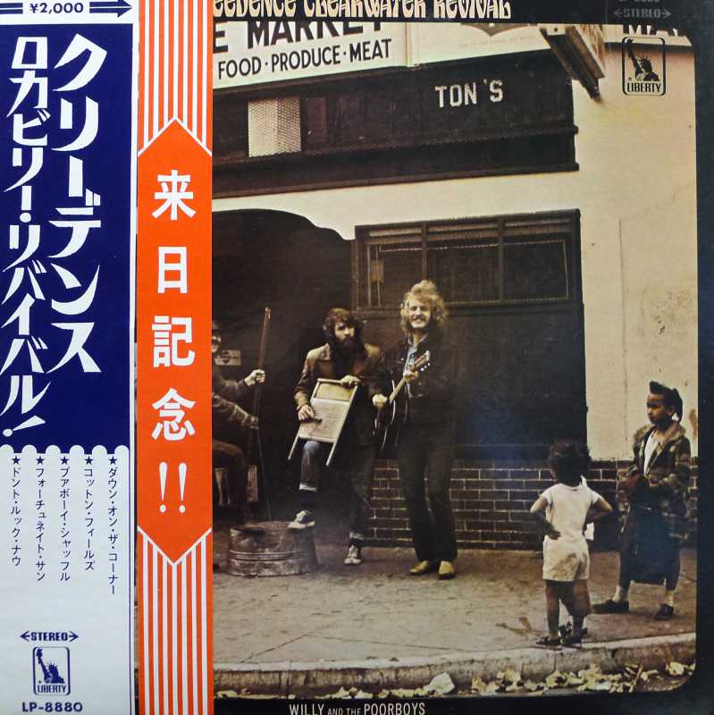Creedence Clearwater Revival, Willy And The Poor Boys, LP 1969 Japan, Liberty, płyta winylowa 