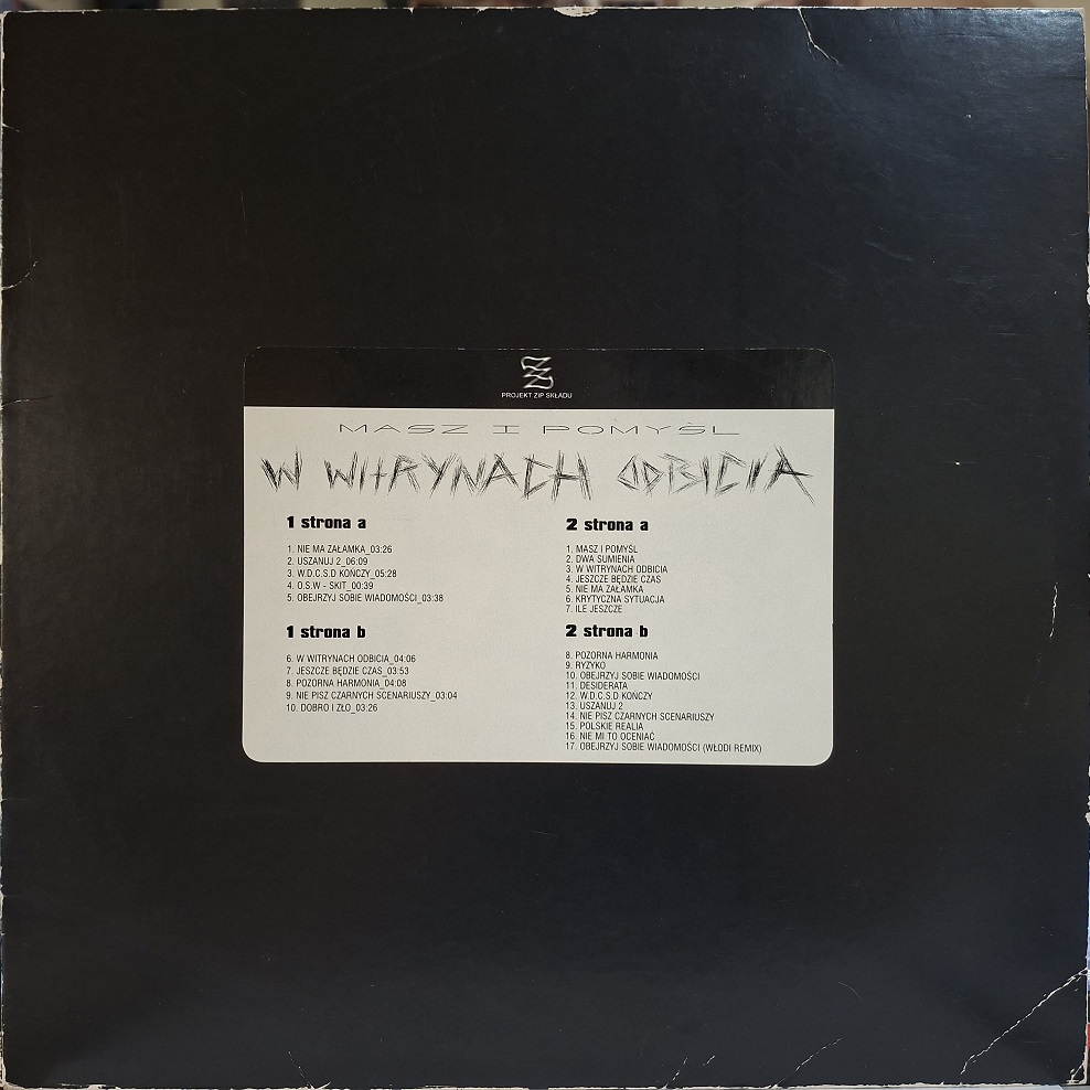 WWO W Witrynach Odbicia, Masz i Pomyśl 2LP 2000, płyta winylowa polski rap