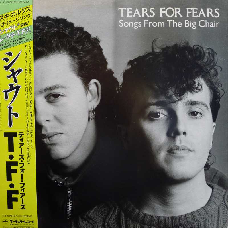 Tears For Fears, Songs From The Big Chair, LP 1985 Japan, Mercury, płyta winylowa