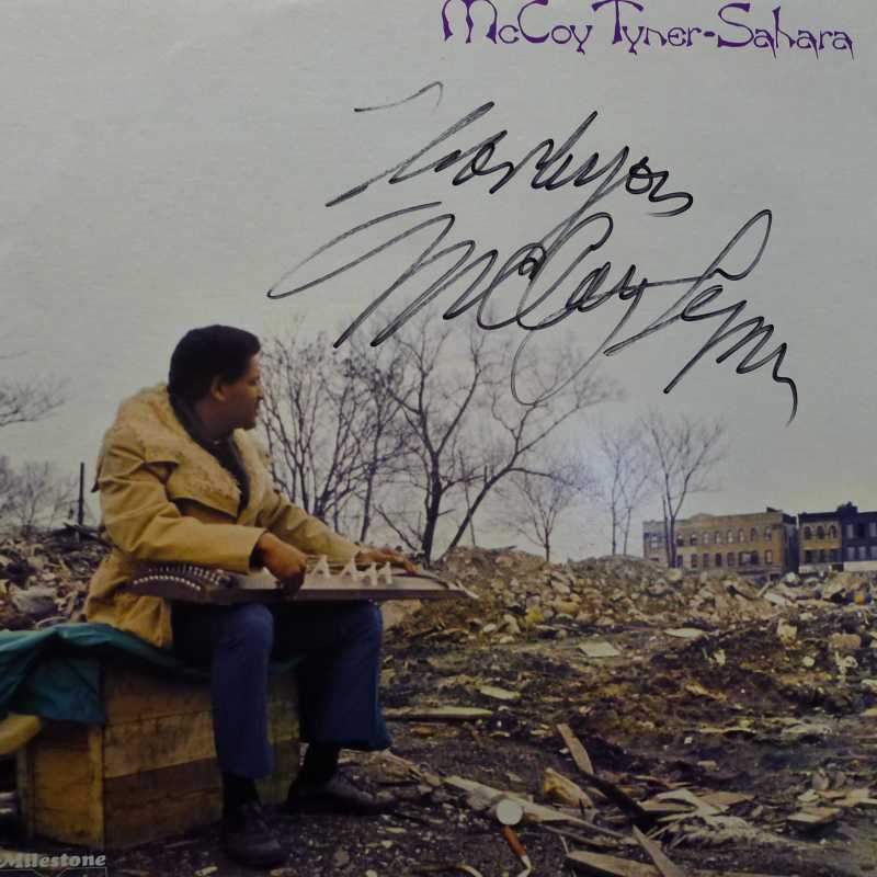 McCoy Tyner, Sahara, LP 1987 US, Oryginal Jazz Classics/Milestone, autograf, płyta winylowa