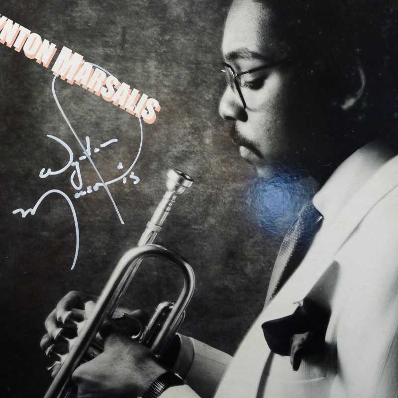 Wynton Marsalis, Wynton Marsalis, LP 1982 Japan, CBS/Sony, autograf, płyta winylowa 