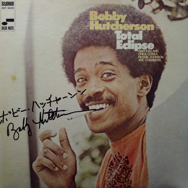 Bobby Hutcherson, Total Eclipse, LP 1979 Japan, Blue Note, autograf, płyta winylowa