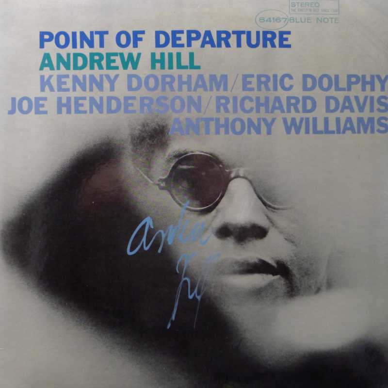 Andrew Hill, Point Of Departure, LP 1984 Japan, Blue Note, autograf, płyta winylowa