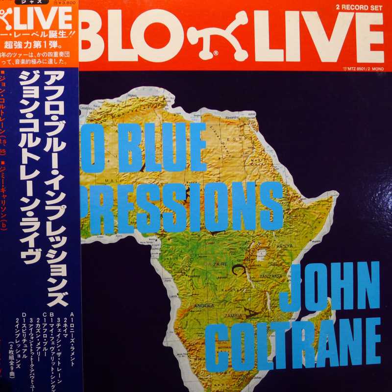 John Coltrane, Afro Blue Impressions, 2LP 1977 Japan, Pablo, płyta winylowa