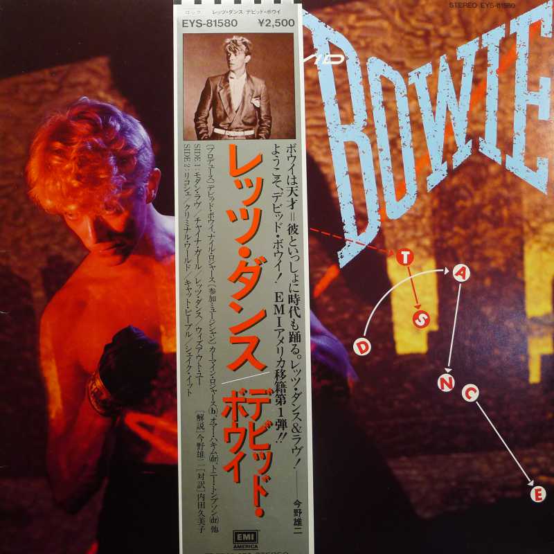 David Bowie, Let's Dance, LP 1983 Japan, EMI America, płyta winylowa